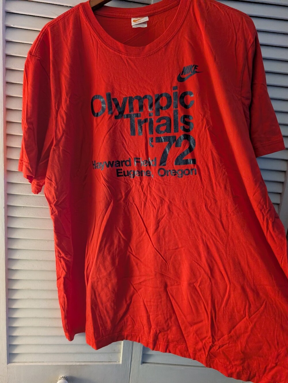 Nike Red Short-Sleeve Olympic Trials '72 Graphic Tee